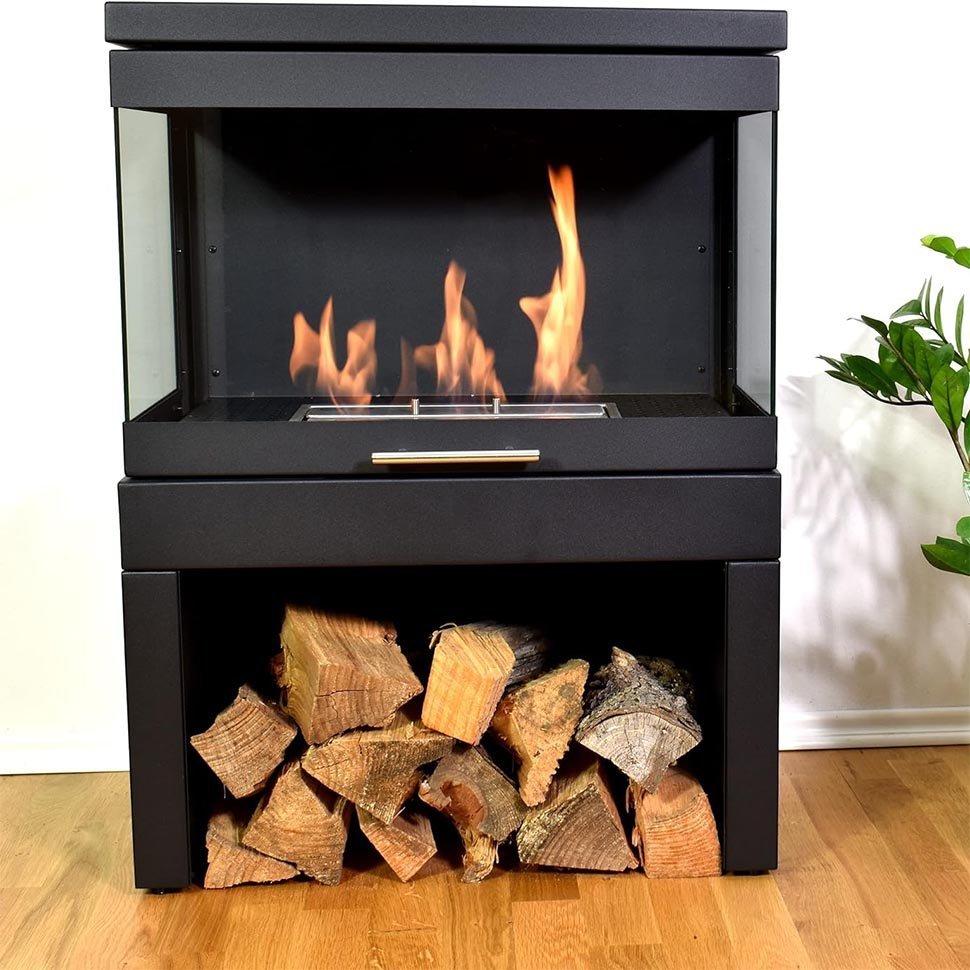 Напольный биокамин SteelHeat FAMILY черный Напольный биокамин SteelHeat FAMILY черный по цене 142 000 руб.