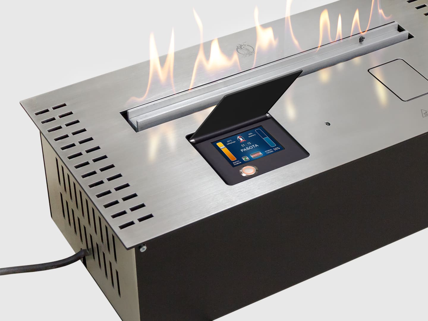 Автоматический биокамин Lux Fire Smart Flame 1300 RC INOX Автоматический биокамин Lux Fire Smart Flame 1300 RC INOX по цене 450 560 руб.