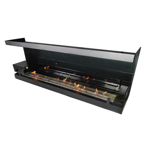 Биокамин "Русский огонь" Честер Фронт 1500 с декоративным стеклом (стемалитом)