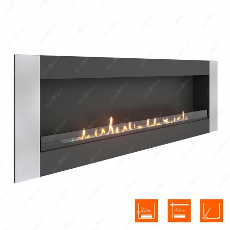 Биокамин SteelHeat GRAND-V 1800 стекло по цене 68 600 руб.