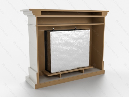 Биокамин Lux Fire с порталом Ангара 26, белый по цене 114 068 руб.