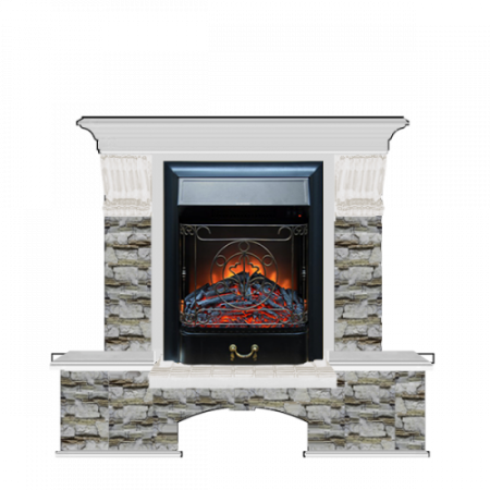 Бостон К Алтай (беленый дуб)+Majestic Black Бостон К Алтай (беленый дуб)+Majestic Black